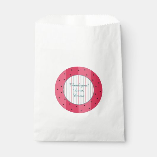 Baby Duwer Fevor Bag "Watermelon Umbrella" Geschenktütchen (Vorderseite)