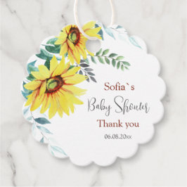 Baby Duwer Fevor Tags Danke. Geschenkanhänger