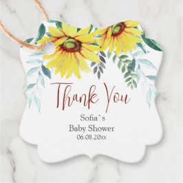 Baby Duwer Fevor Tags Danke. Geschenkanhänger