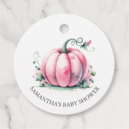 Baby Duwer Fevor Tags Pink Pumpkin Geschenkanhänger