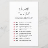 Baby Duwer Game Wer hat es gesagt? Mama oder Vater (Vorderseite)