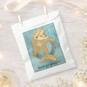 Baby Duwer Gevor Bag, Gold Dolphin Baby & Mommy Geschenktütchen (Ausgeschnitten)