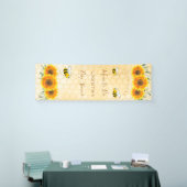 Baby Duwer Mutter zu Bienen Sonnenblumen gelbe Hon Banner (Messeveranstaltung)