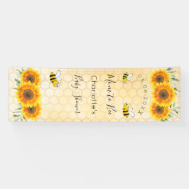 Baby Duwer Mutter zu Bienen Sonnenblumen gelbe Hon Banner