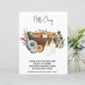 Baby Duwer Pumpkin Herbst Flasche Drink Off Game (Stehend Vorderseite)