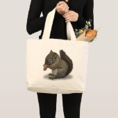 Baby-Eichhörnchen Jumbo Stoffbeutel (Vorderseite (Produkt))