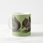 Baby-Eichhörnchen Kaffeetasse (Vorderseite Links)