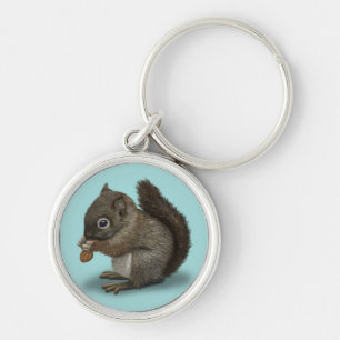 Baby-Eichhörnchen Schlüsselanhänger