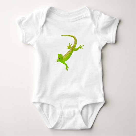 Baby-Eidechsen-T-Shirts Baby Strampler (Vorderseite)