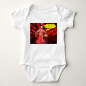 Baby ein Stück. Happy Chinese New Year. Panda/ma Baby Strampler (Vorderseite)