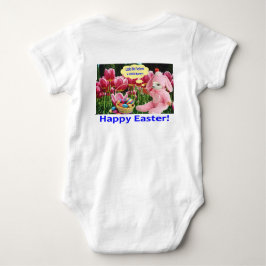 Baby ein Stück. Happy Oaster. Alpaca/Hunny Strampler