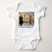 Baby ein Stück. Happy Passover. loris/Affe Baby Strampler (Vorderseite)