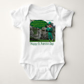 Baby ein Stück. Happy St. Patrick's Day. irish s Baby Strampler (Vorderseite)