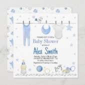 Baby Einladung (Vorne/Hinten)