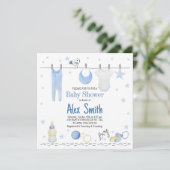 Baby Einladung (Stehend Vorderseite)