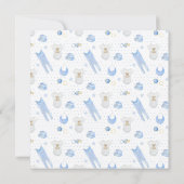 Baby Einladung (Rückseite)