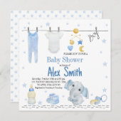 Baby Einladung (Vorne/Hinten)