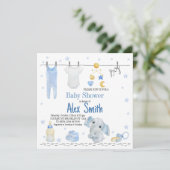 Baby Einladung (Stehend Vorderseite)