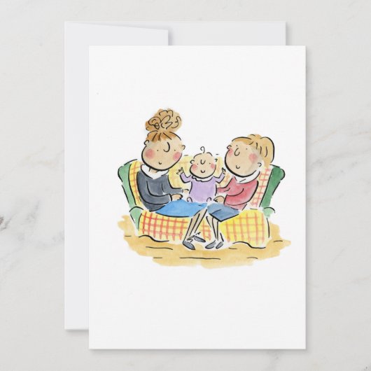 Baby Einladung (Vorderseite)