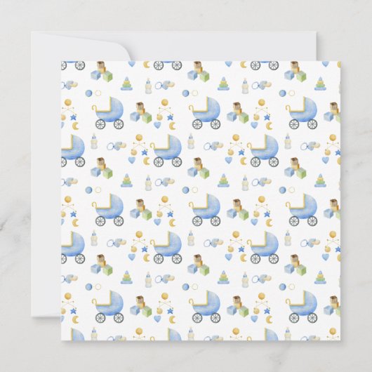 Baby Einladung (Rückseite)