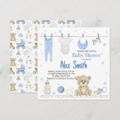 Baby Einladung (Vorne/Hinten)