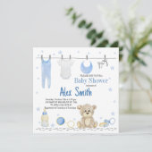 Baby Einladung (Stehend Vorderseite)