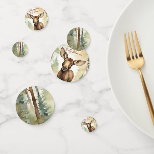 Baby Elch Gender Neutral Baby Dusche Konfetti (Gruppe)