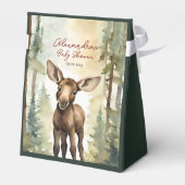 Baby Elch Niedlich Gender Neutral Baby Dusche Geschenkschachtel (Rückseite)