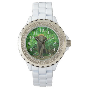 Baby-Elefant Armbanduhr