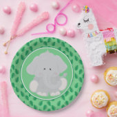 Baby-Elefant der Safari-Tier-| Pappteller (Party)