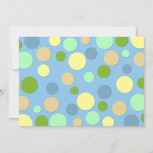 Baby-Elefant-Duschen-Einladung Einladung (Rückseite)