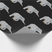 Baby-Elefant Geschenkpapier (Ecke)