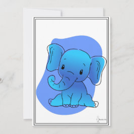 Baby Elefant Karte