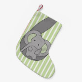 Baby-Elefant Kleiner Weihnachtsstrumpf (Vorderansicht (hängend))