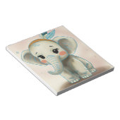 Baby-Elefant Notizblock (angewinkelt)
