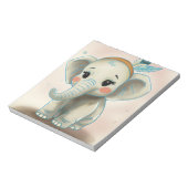 Baby-Elefant Notizblock (Rotiert)