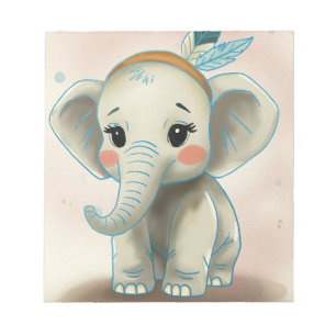 Baby-Elefant Notizblock