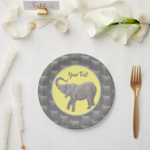 Baby-Elefant Pappteller