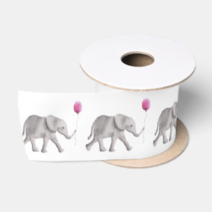 Baby-Elefant-Satin-Band für neue Satinband