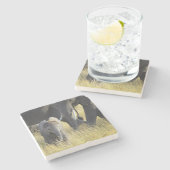 Baby-Elefant Steinuntersetzer (Seitenansicht)