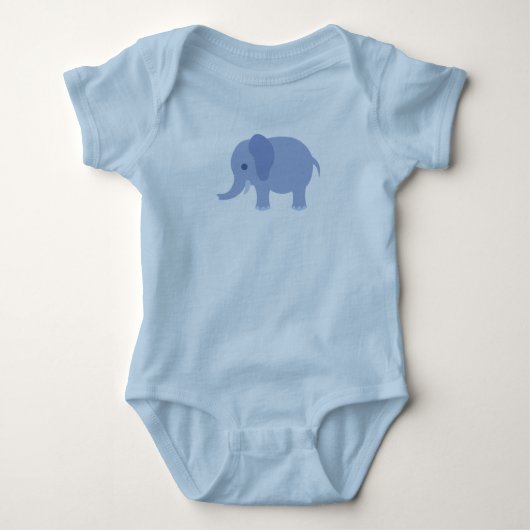 Baby Elefant Strampler (Vorderseite)