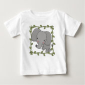 Baby-Elefant-T-Shirts und Geschenke Baby T-shirt (Vorderseite)