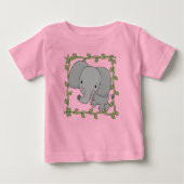 Baby-Elefant-T-Shirts und Geschenke Baby T-shirt (Vorderseite)