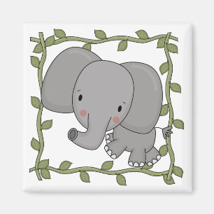 Baby-Elefant-T-Shirts und Geschenke Magnet