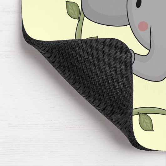 Baby-Elefant-T-Shirts und Geschenke Mousepad (Ecke)