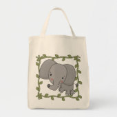 Baby-Elefant-T-Shirts und Geschenke Tragetasche (Vorne)