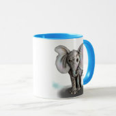 Baby-Elefant Tasse (VorderseiteRechts)