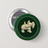Baby-Elefant u. Frosch Button (Vorne & Hinten)