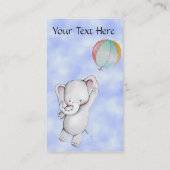 Baby-Elefant-Visitenkarte Visitenkarte (Rückseite)