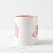 Baby-Elefant Zweifarbige Tasse